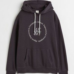 H&M Printed Hoodie (NWT)